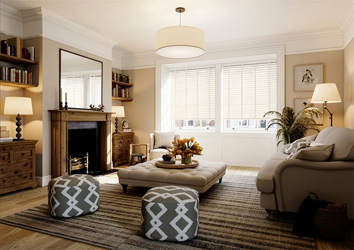 Ecowood Deluxe, Ivory Cream Satin - Twist&Fit Venetian Blind - Image 6